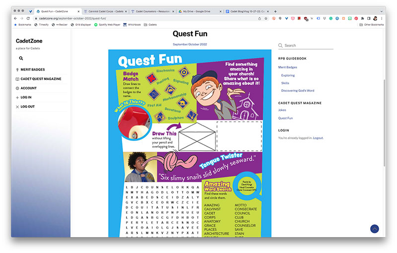 cadetzone-quest cadetzone-quest